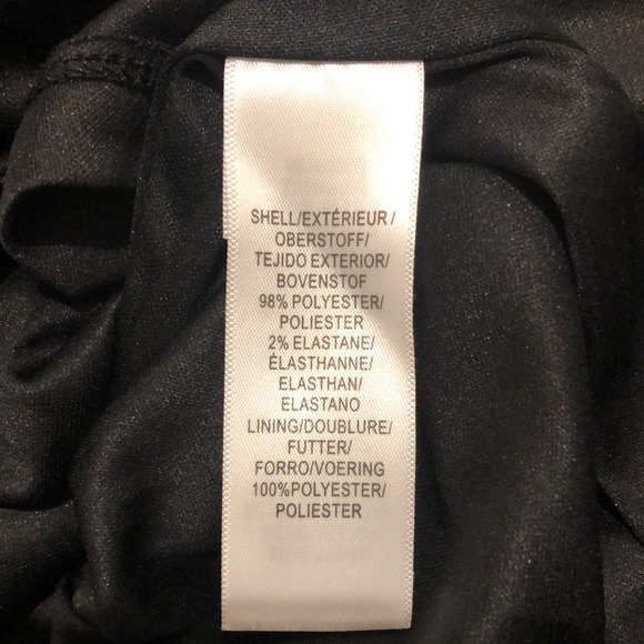 Adrianna Papell Pindot Printed Ruffle Wrap Black & White Dress. NWT! Sz 22W. - Picture 15 of 15